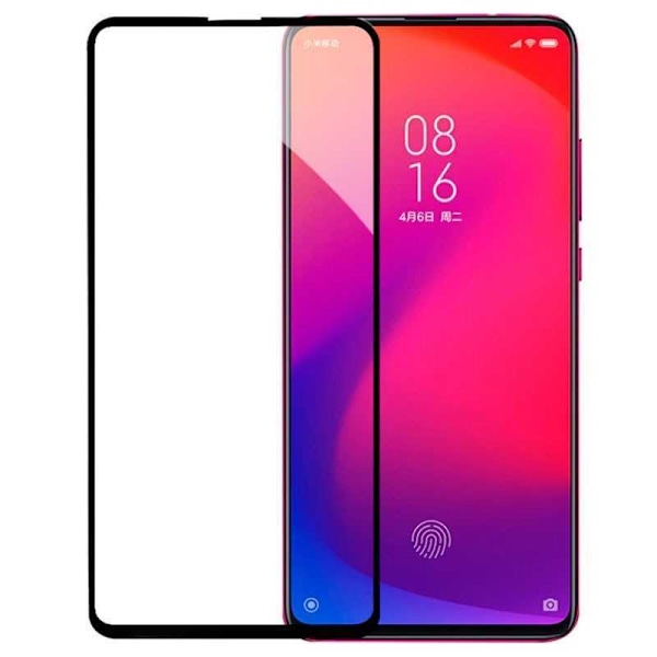 2-PACK Xiaomi Mi 9T Tempered Glass 0,26mm 9H Fullframe Transparent