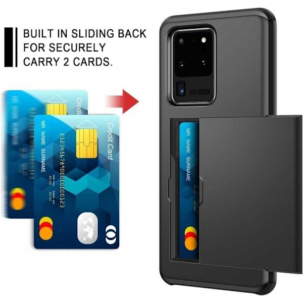 Samsung Galaxy S20 Ultra Iskunkestävä Cover Cover Card -paikka StreetWise