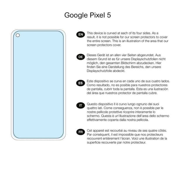 3-PACK Google Pixel 5 Premium Skärmskydd CrystalClear Transparent