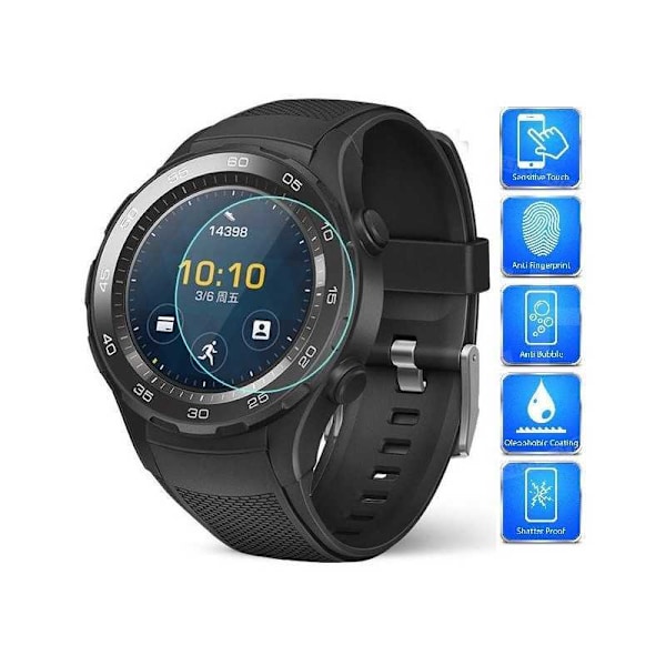 Huawei Watch 2 Hærdet glas 0,2 mm 9H 2,15D Transparent
