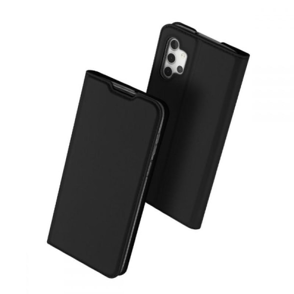 Samsung A32 5G Flip Case Skin Pro med kortrum Black