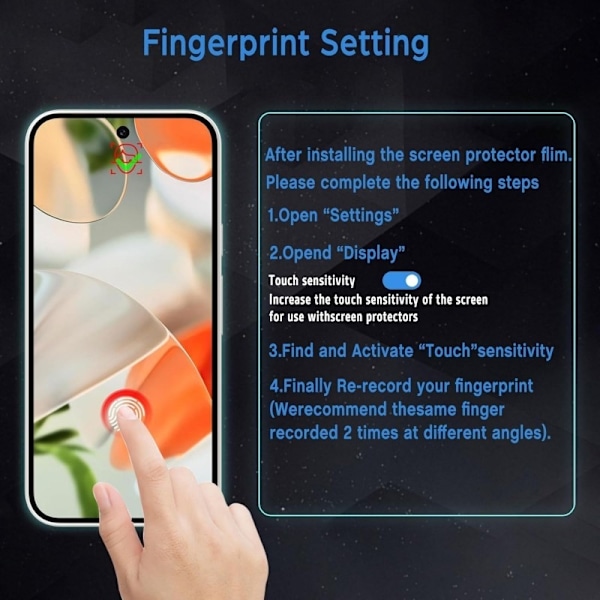 Google Pixel 9 Pro XL Härdat glas 0.26mm 2.5D 9H Transparent