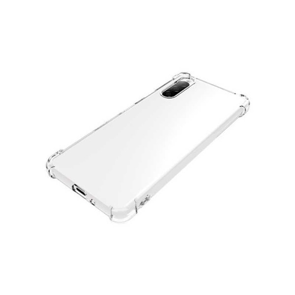 Xperia 10 III stødabsorberende silikone Shell Shockr Transparent