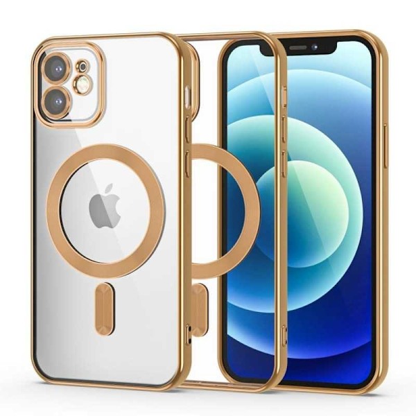 Stöttåligt MagSafe Kompatibelt Skal iPhone 12 Mini - Guld