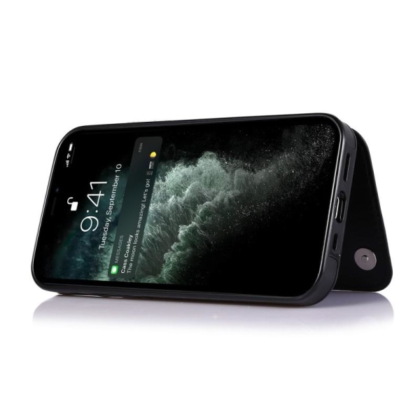 iPhone 13 Pro Stöttåligt Skal Korthållare 3-FACK Flippr® Svart