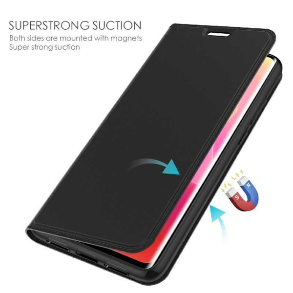 Google Pixel 4a 5G Flip Case Smooth -korttipaikka Black