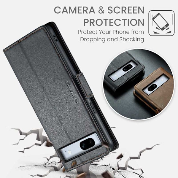 CaseMe Skin Pro Fodral Google Pixel 7a Svart