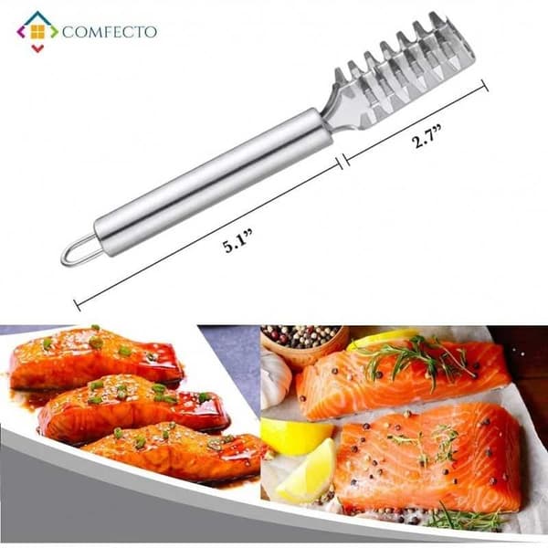 Fiskfjäll Cleaner ruostumaton teräs Silver