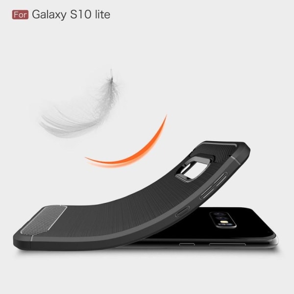 Samsung S10e Støtsikker Støtdemperdeksel SlimCarbon Black