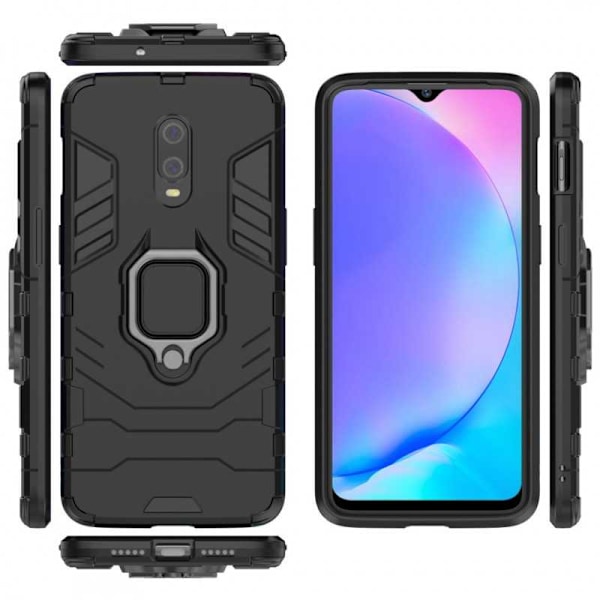 OnePlus 7 Stöttåligt Skal med Ringhållare ThinArmor Svart