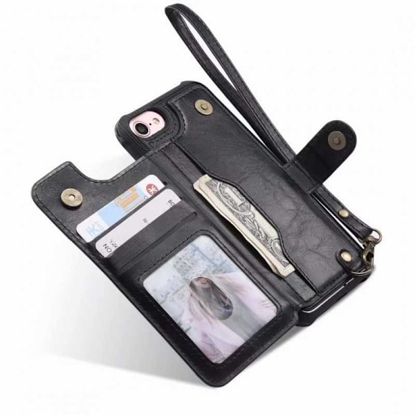 iPhone 7 ja 8 monitoimikorttipidike 5-paikkainen Winston Black