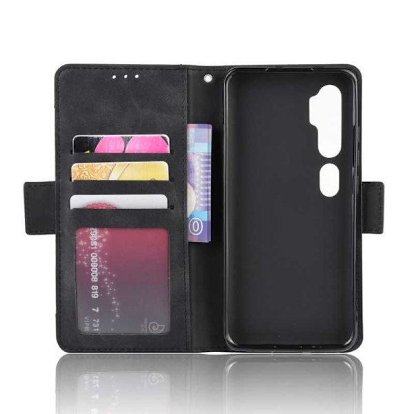 Xiaomi Mi Note 10/10 Pro Wallet Case PU Læder 6-SLOT Winston V3 Black