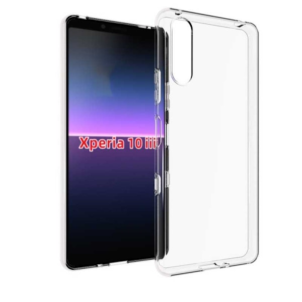 Xperia 10 III stødabsorberende blødt etui Enkelt Transparent
