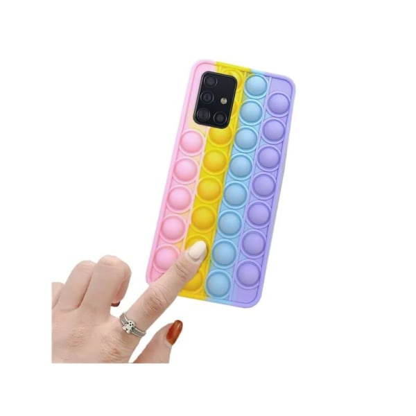 Samsung A51 Skyddande Skal Fidget Toy Pop-It V2 multifärg
