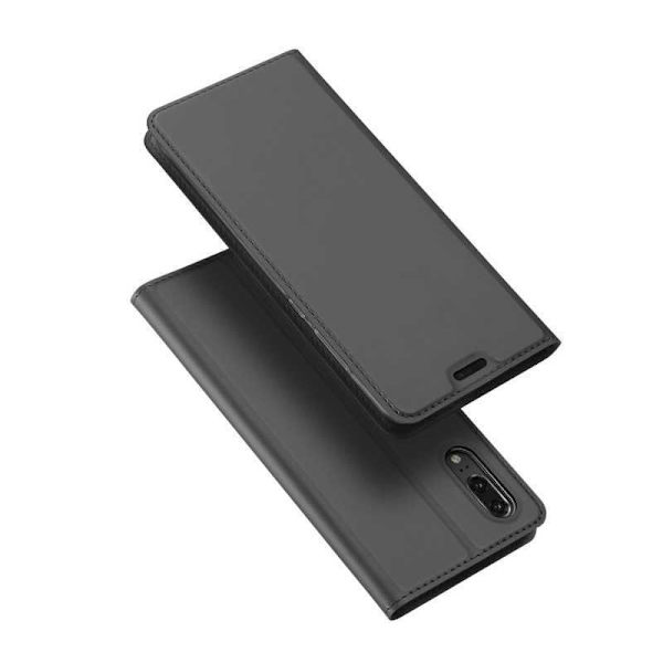 Huawei P20 Pro Flipfodral Skin Pro med Kortfack Svart