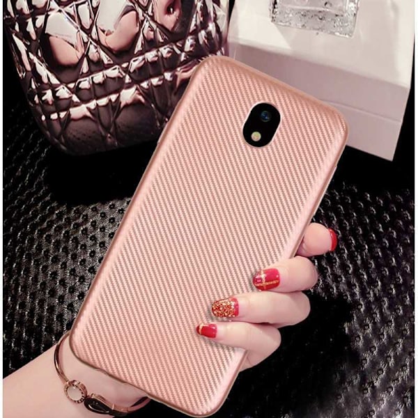 Samsung J5 2017 stødsikkert cover FullCarbon V2 Svart