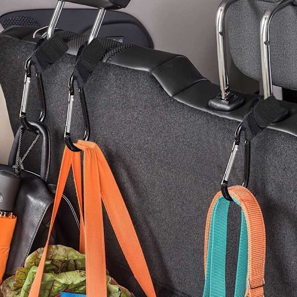 4-PACK Barnevogn Kroge Karabinhage - Sort Black