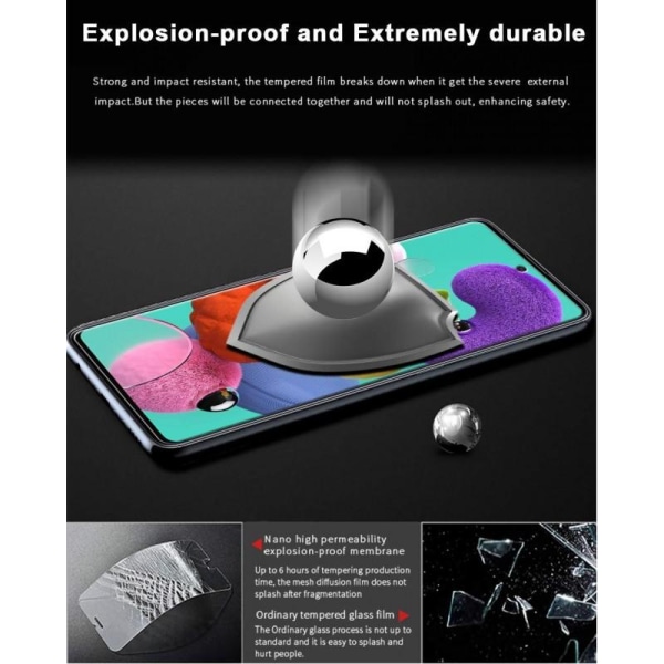 Samsung Galaxy A42 5G herdet glass 0,26mm 2,5D 9H Transparent