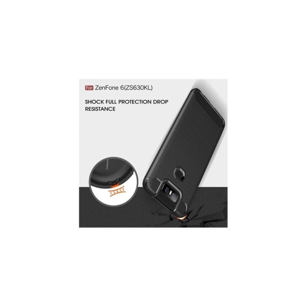 Asus Zenfone 6 Shockproof Shell SlimCarbon Black