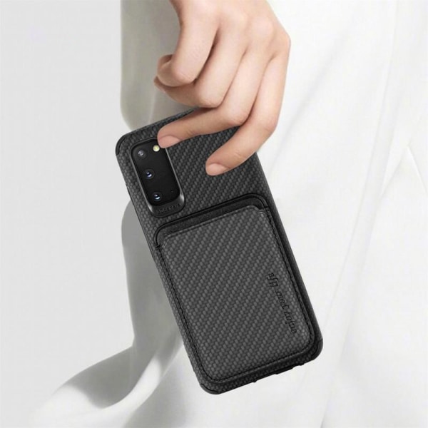 Samsung S20Bæredygtige Shell med magnetkort Holder Magsafe RFID Black