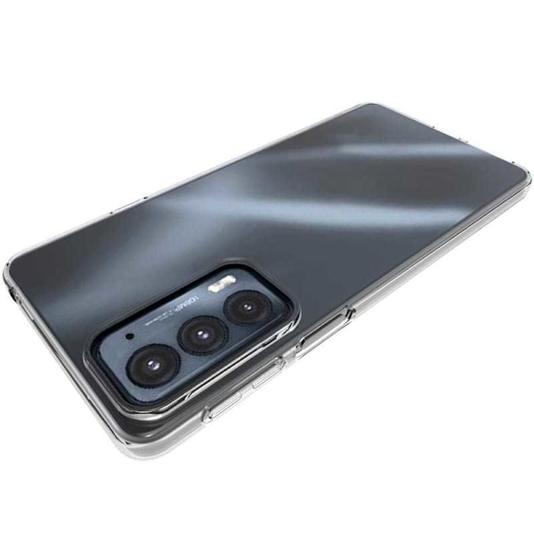 Motorola Edge 20 Stöttåligt Genomskinligt Skal Simple Transparent