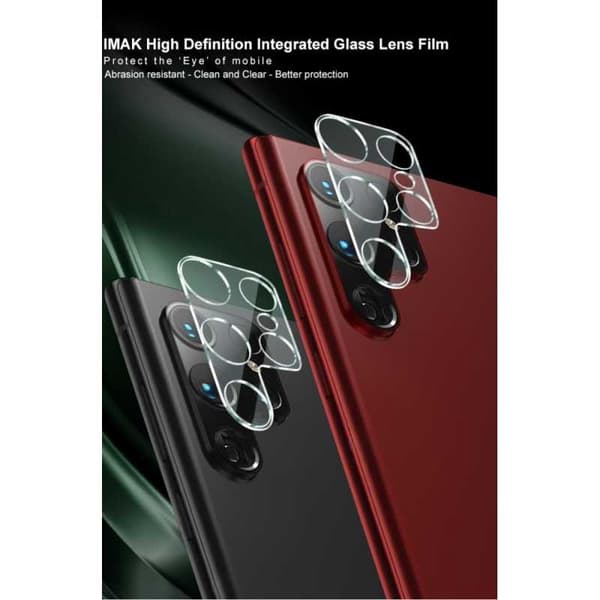 2-PACK Samsung S22 Ultra Kamera Skydd Linsskydd Transparent