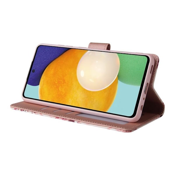 Samsung A32 5G Trendy pung-etui Sparkle 4-FACK Pink
