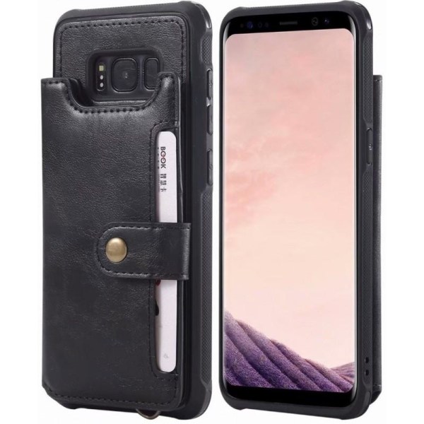 Samsung S8 multifunktionel kortholder 4-SLOT Winston Black