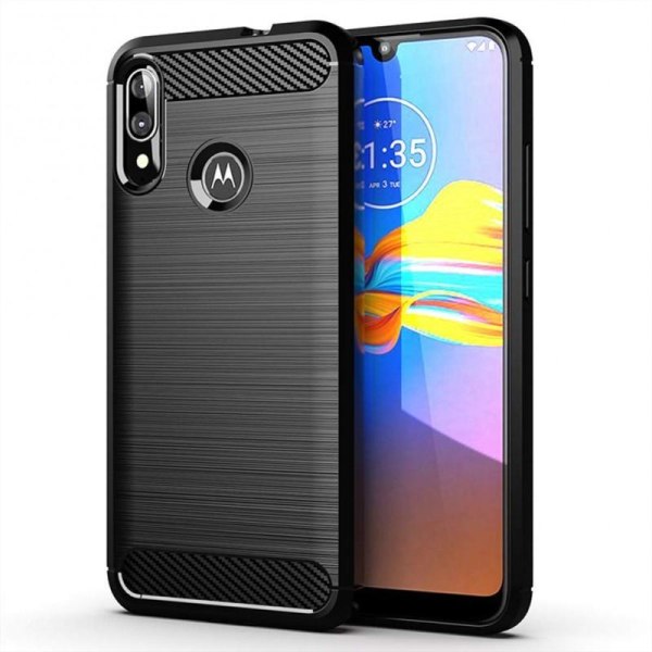 Motorola Moto E6 Plus Shockproof Shell SlimCarbon Black