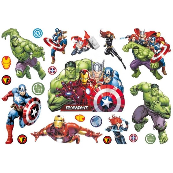 15-PACK Avengers Tatuering multifärg