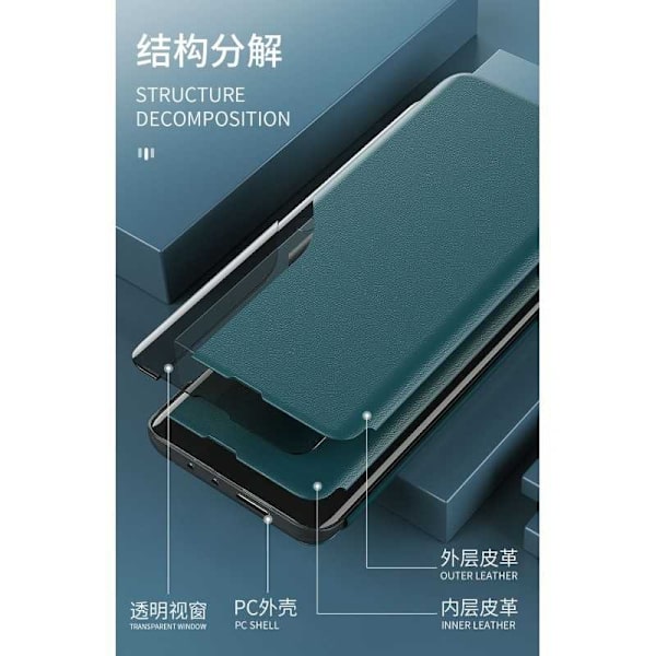 Samsung A12 5G Case Tech-Protect Smart View Grön
