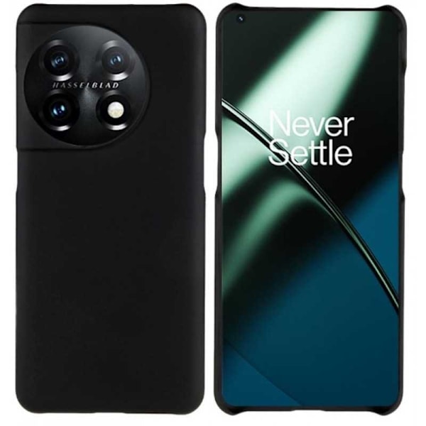 Oneplus 11 Ultra-ohut kumipinnoitettu Mattavärinen Basic V2 Black