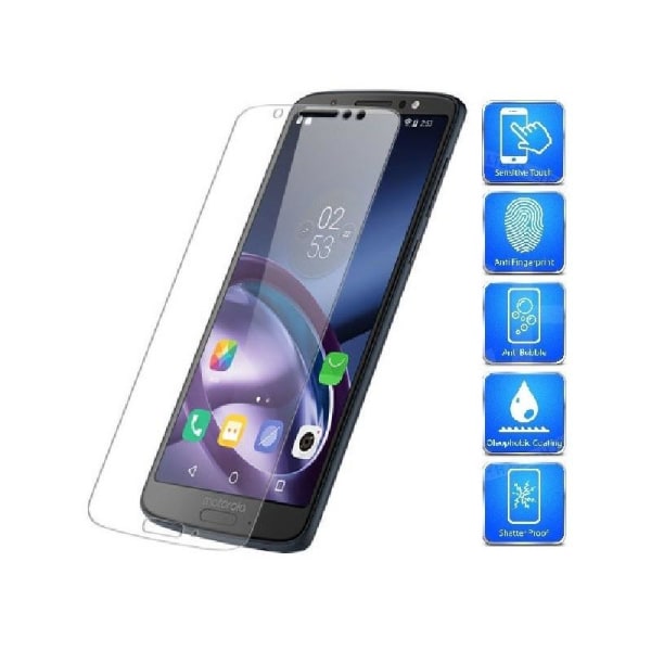 Motorola Moto G6 Plus Hærdet glas 0,26mm 2,5D 9H Transparent