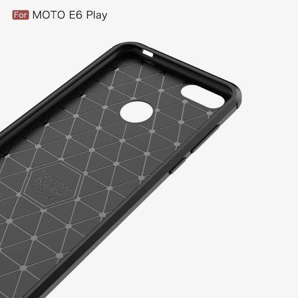 Motorola Moto E6 Play Shockproof Shell SlimCarbon Black