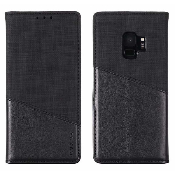 Samsung S9 Plus Elegant Case PU-nahkaa ja RFID-esto Black