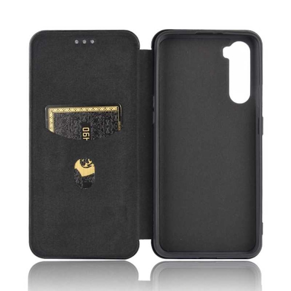 OnePlus Nord Flip Case -korttipaikka CarbonDreams Black