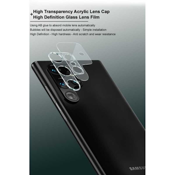 Samsung S22 Ultra Camera Lens Protector Hærdet glas Transparent