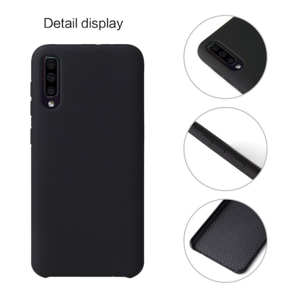 Samsung Galaxy A70 gummibelagt mat sort silikonecover Black