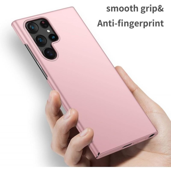 Samsung S23 Ultra Tunt Lätt Mobilskal Basic V2 Rosenguld Rosa guld
