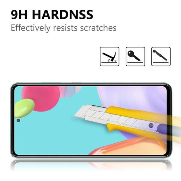 2-PACK Samsung A23 5G FullFrame 0.26mm 2.5D 9H Härdat Glas Transparent