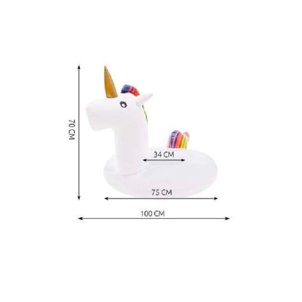 Unicorn bademadrass White