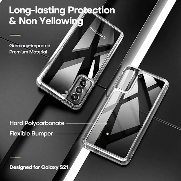 Komplet 3i1 beskyttelse til Samsung S22Plus Plus Plus Plus Plus Transparent