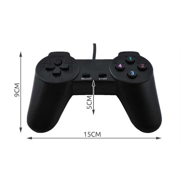 Spilcontroller til PC USB Black