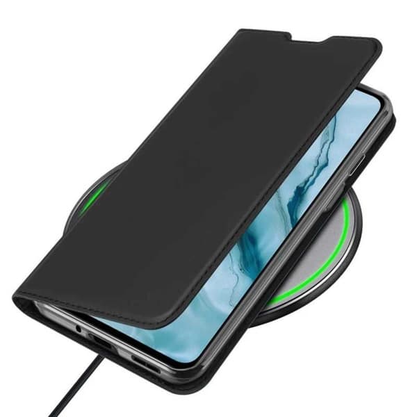 OnePlus Nord Flip Case Smooth -korttipaikka Black