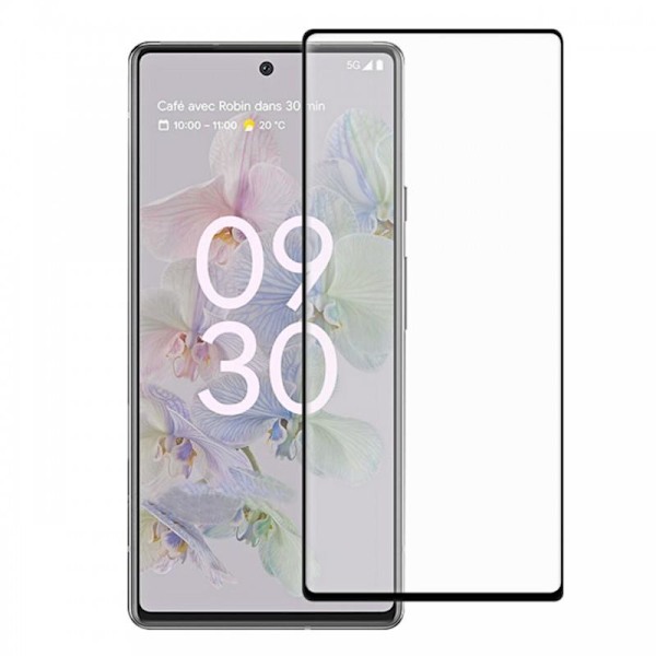 2-PACK Google Pixel 6A FullFrame 0,26 mm 2,5D 9H hærdet glas Transparent