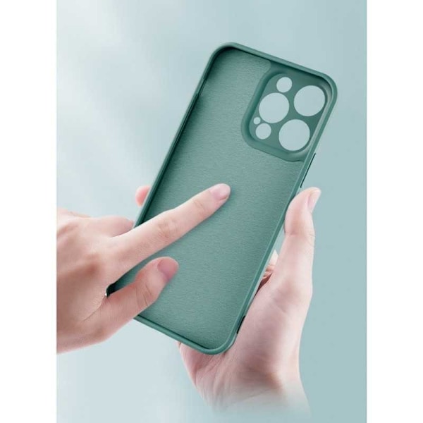 iPhone 12 Pro Max Stöttåligt Skal med Ringhållare CamShield Grön