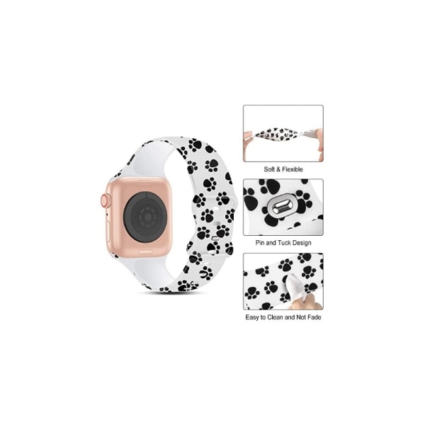 Apple Watch 30mm / 40mm / 41mm Trendigt Premium Armband Dalmatin