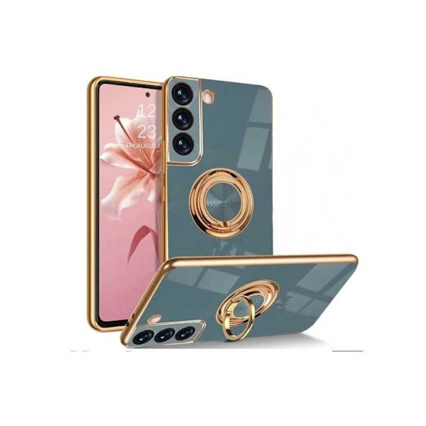 Tyylikäs ja iskunkestävä Samsung S23 FE -kotelo, jossa on Flawless sormusteline Rosa