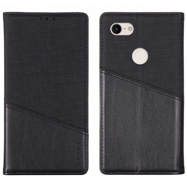 Elegant etui til Google Pixel 3 i PU-læder med RFID-blok Black