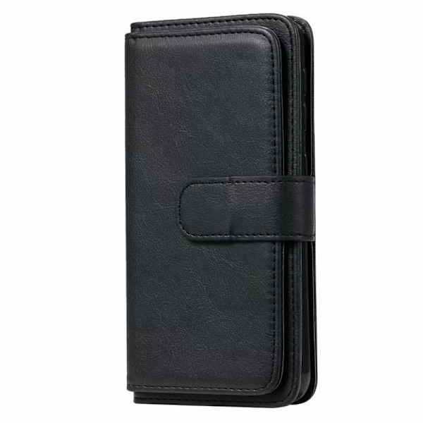 Samsung A10 Wallet Case med 11-bakker Array V2 Black